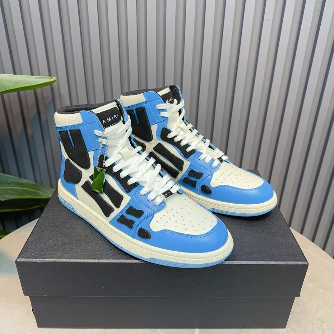 Men's shoes💰620💰 AMIRI AMIRI trendy brand hot sale🔥 Available all year round✅Couples💑 Official website synchronization Imported fabrics 1⃣️ratio 1⃣️Re-engraved, original factory special original sole, 35-45 (38.45. Non-refundable)